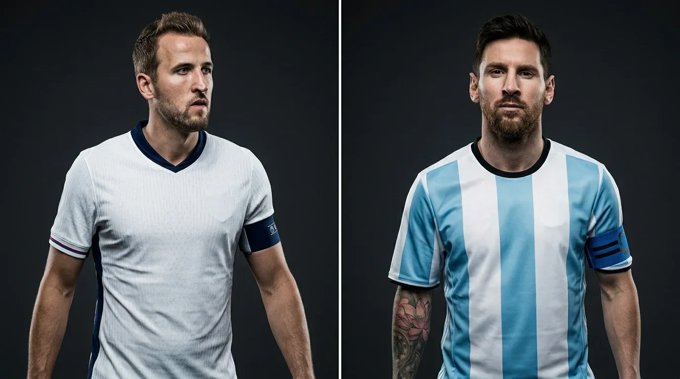 Harry Kane und Lionel Messi – das Duell der Kapitäne im WM-Halbfinale