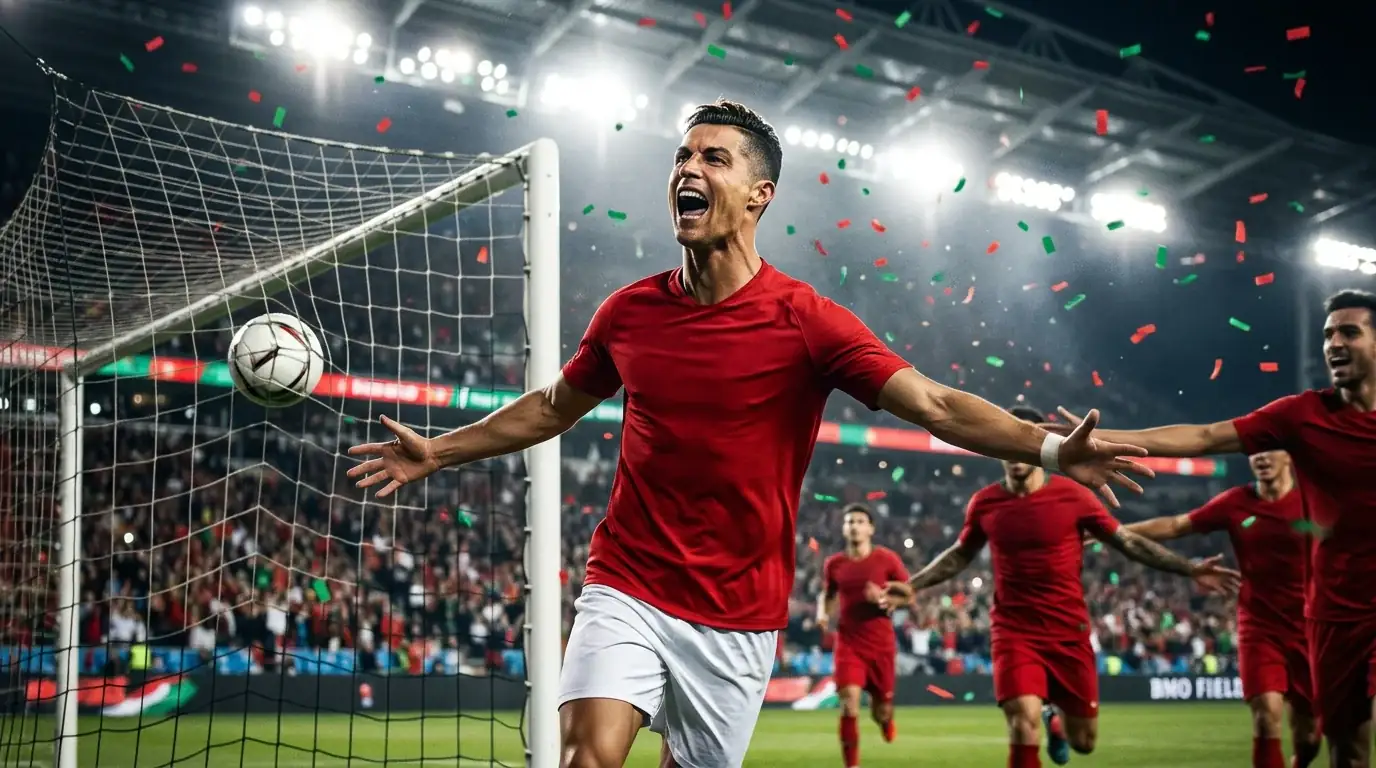 Ronaldo nach seinem historischen Elfmeter in Toronto