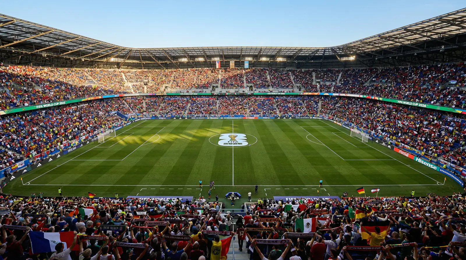 Überblick zur Fußball-Weltmeisterschaft 2026 in den USA, Mexiko und Kanada mit 48 Teams und 16 Stadien