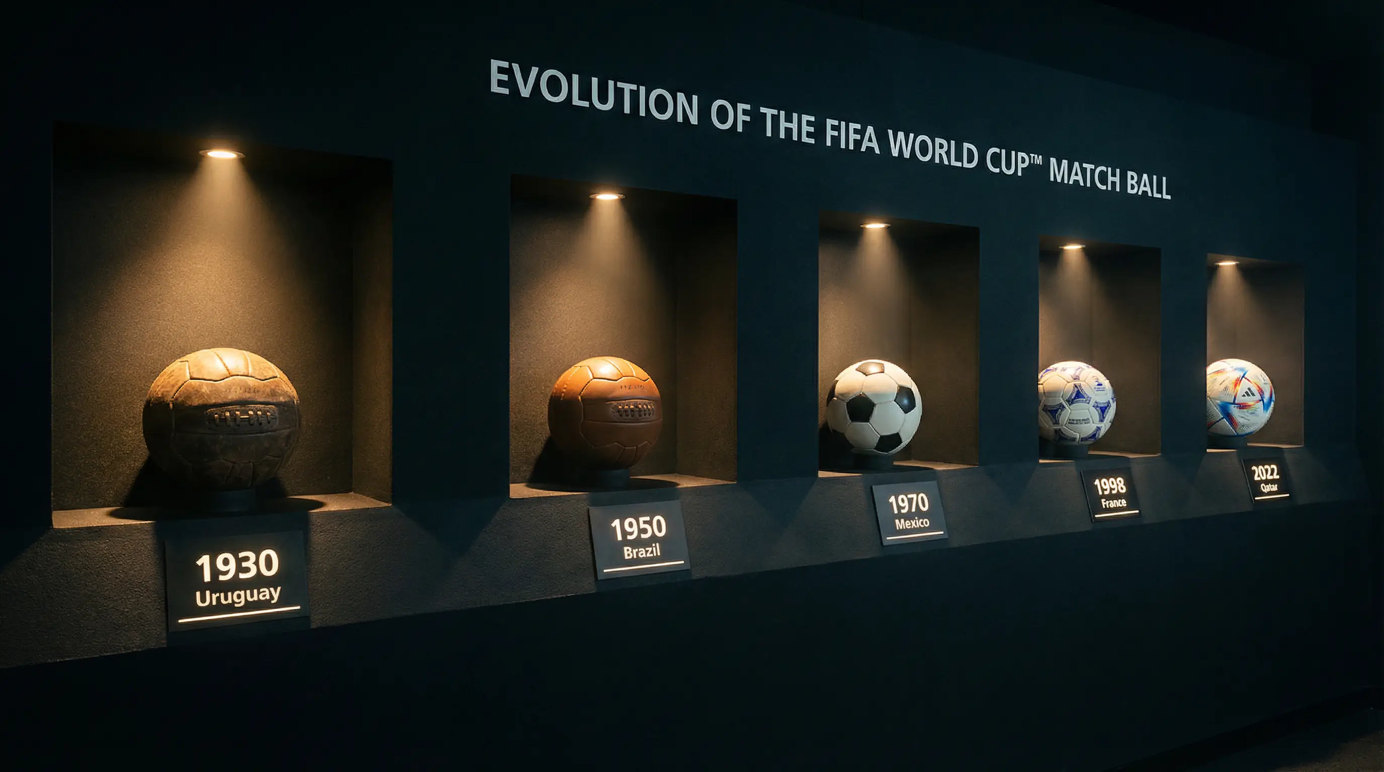 Zeitleiste der WM-Entwicklung von 1930 bis 2026 mit Teilnehmerzahlen, Formatänderungen und Meilensteinen